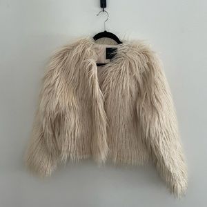 Dynamite Faux Fur Coat